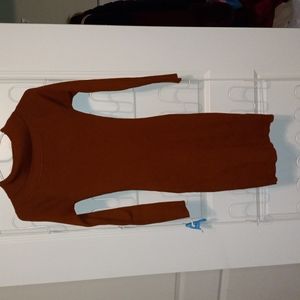 Pencil dress brownish orange